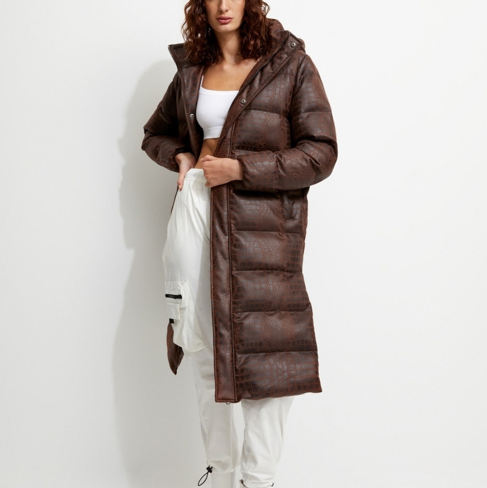 Croc Illusion Coat